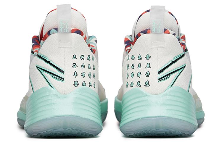 Men's Sneakers Anta Light Horseman 3 Low Top Performance Basketball Shoes Men's White Green