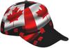 Canada Cap Canadians Baseball Cap Flag Sun Hats Adjustable Cap Canada Flag Hat Trucker Hat for Women Men