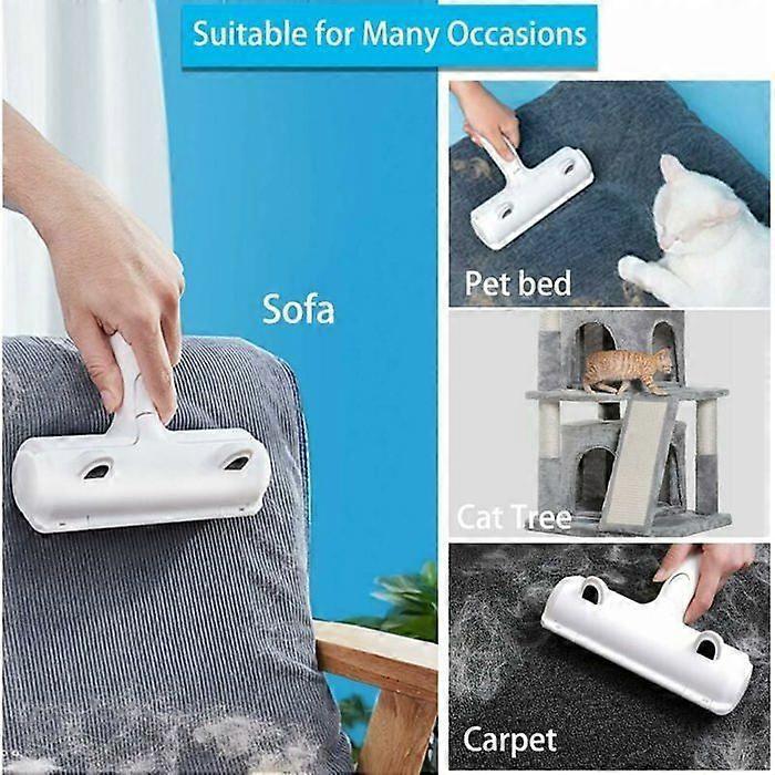 Pet Sticky Roller Two-Way Hair Removal Brush Clothes Sofa Sticky Hair Cleaning