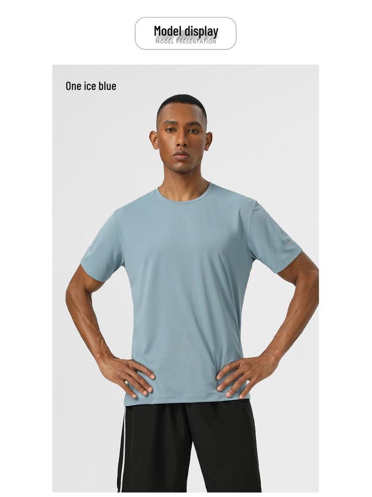 2025 Men's Quick-Dry Antibacterial Reflective Sports T-Shirt - Moisture-Wicking Cloud Yarn