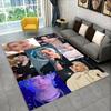 Fashion Kpop Felix Stray Kids Non-Slip Area Rug for Living Room,Bedroom,Playroom,Soft Carpet Floor Mat Home Decor Rug Kids Room