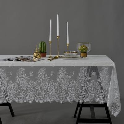 Lace Tablecloth Suitable for Home Table Decoration, Dining Tablecloth, Coffee Tablecloth, Fabric, Rectangular