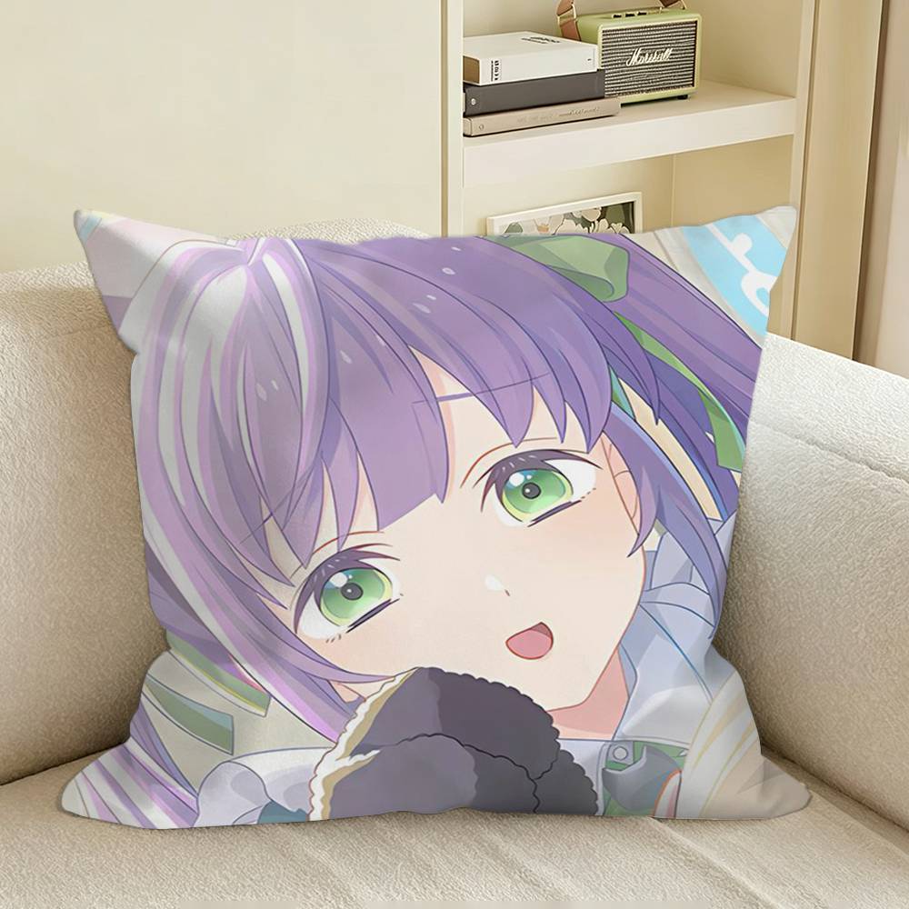 LoveLive KKozue Otomune Square Sofa Pillow Cover Solid Color Living Room Home Decor Cushion Case