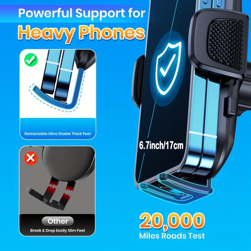 Car Suction Cup Phone Holder, Vehicle-Mounted Phone Stand, Cross-Border.