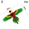 Cartoon Eagle Foldable Children Kite Mini Plastic Toys Kite Without Hand Brake Fishing Rod Toys For Children Kids Outdoor Toy
