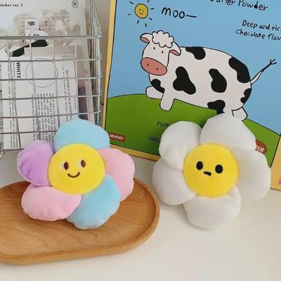 Cute Sunflower Plush Doll Keychain Backpack Pendant