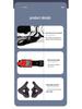 3C Certified Full Face Retro Motorcycle Helmet for All Seasons - Men's and Women's Scorpion Combination Half Helmet