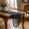 Dark Skeleton Design Table Decoration Cloth Rose Lace Trim Party Table Flag New Table Flag