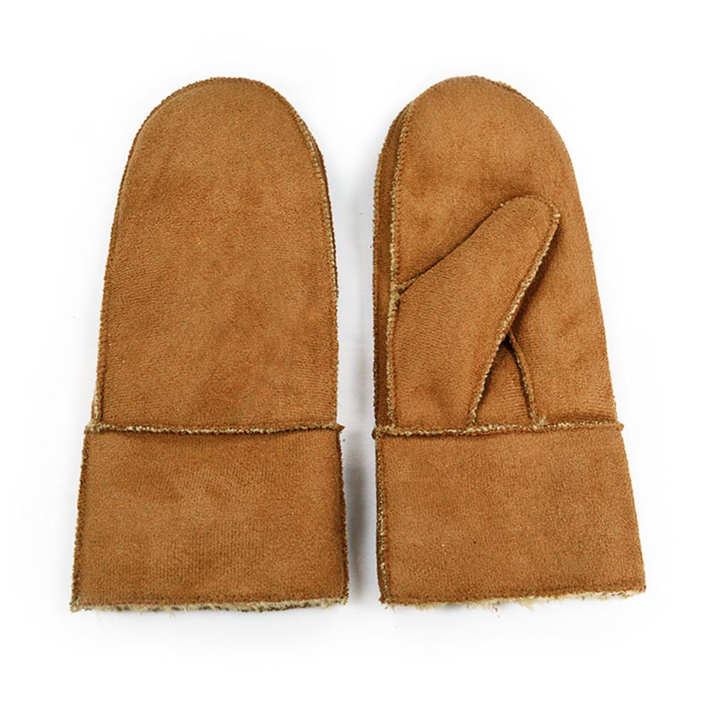 

Теплые женские зимние варежки с откидной манжетой, одежда для улицы, подарок хаки