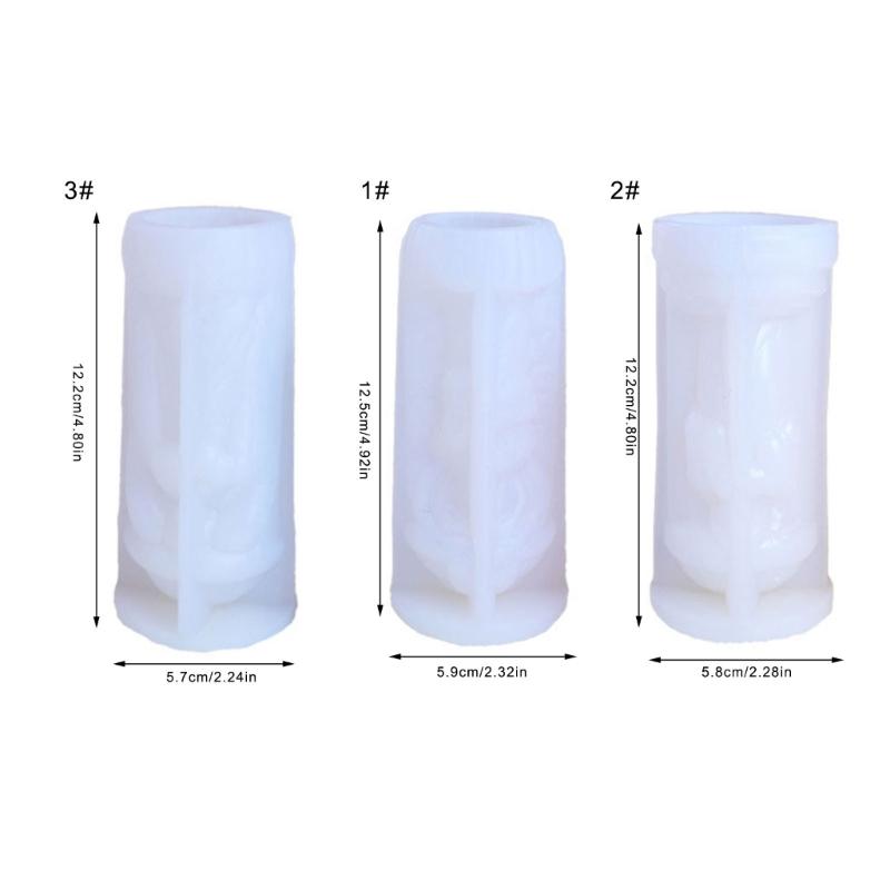 Religion Shape Candle Molds Casting Molds Silicone Mould Ornament Plasters Molds 3D Woman Epoxy Resin Molds