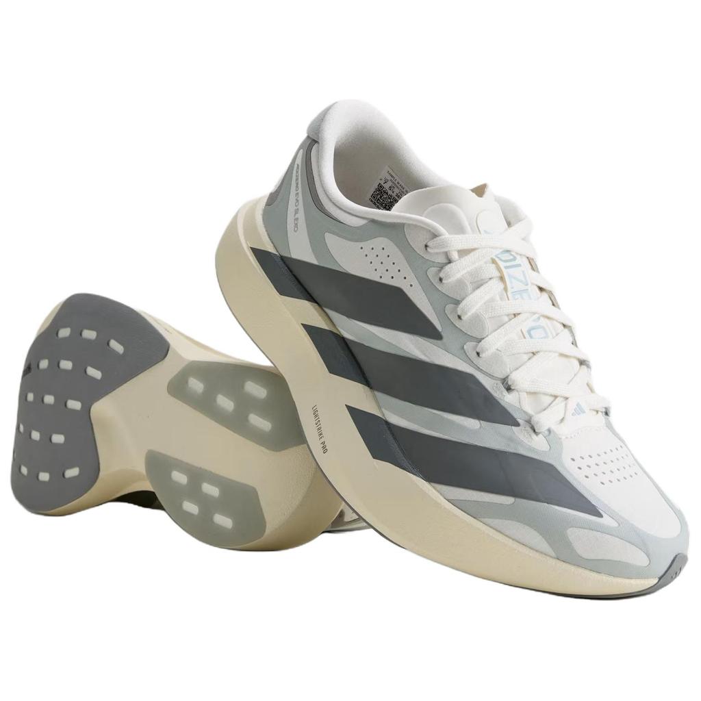 adidas Adizero Evo SL Running Shoes Women's White Gray KJ0440