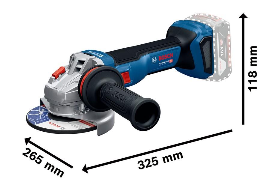 Cordless Angle Grinder 125Mm Gws 18V-11S 0*Ah L-Box - B 6019N4001