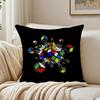 Housse de coussin taie d'oreiller Jeu de puzzle classique T-Tetris Anti-acariens Décoration de canapé de salon Coussin Chambre