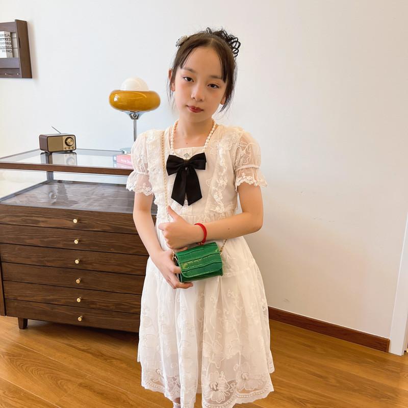 Fashionable New Chain Strap Kids Bag Versatile Solid Color Crossbody For Boys And Girls