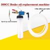 300CC Car Brake Bleeder Hydraulic Pump Fluid Pump Kit Oil Change Purge Tank Tubes Repair Tool Truck Motorcycle Accessories