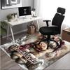 1PC Custom Name Winter Wonderland Critter Theme Floor Mat Ideal for Living Room, Game Rooms, Office, Bedroom,Floor Mat Playful Design