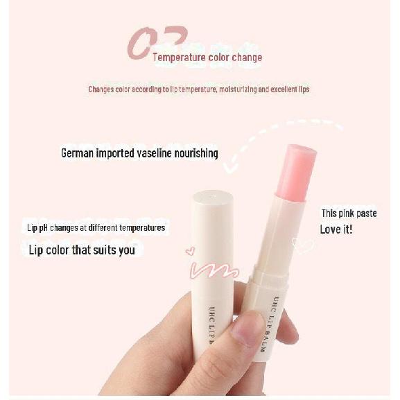 Vaseline Color-Changing Moisturizing Lip Balm: Hydrating Lip Mask & Colorless Primer for Anti-Drying.Makeup