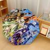 Genshin Impact Windproof Auto 8 Rib Folding Umbrella Portable Outdoor Parasol