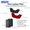 Real Soft Carbon Fiber Sticker For Skoda Fabia 2 MK2 5J 2010 2011 2012 2013 2014 LHD RHD Car Steering Wheel Center Panel Trim