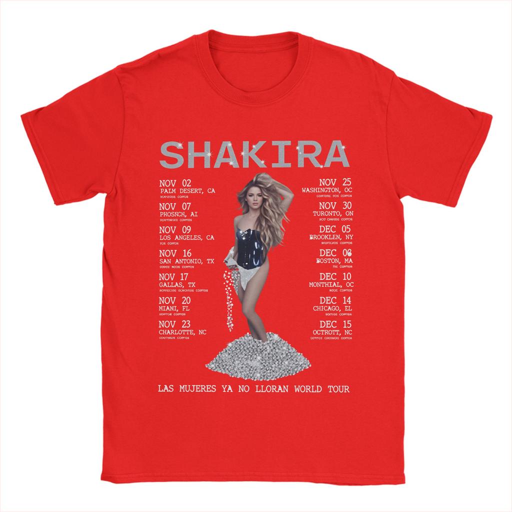 Shakira Colombia las mujenres ya no lloran T Shirt Unisex Streetwear TShirts Summer Breathable Tee Shirt Oversized Clothes