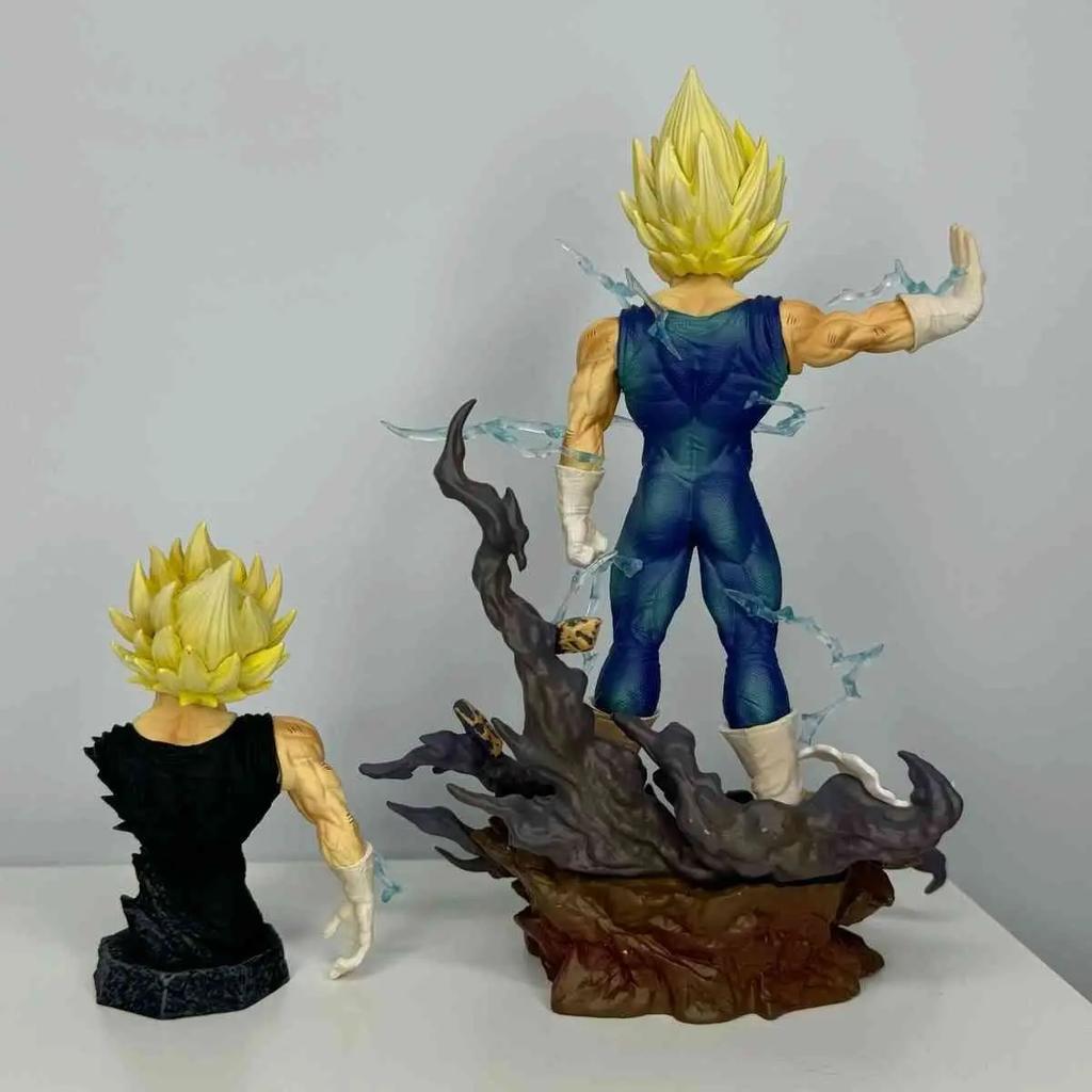 Anime Dragon Ball Figure Majin Vegeta Action Figures Pvc Statue  Ornamen Collection Model Toys Gifts