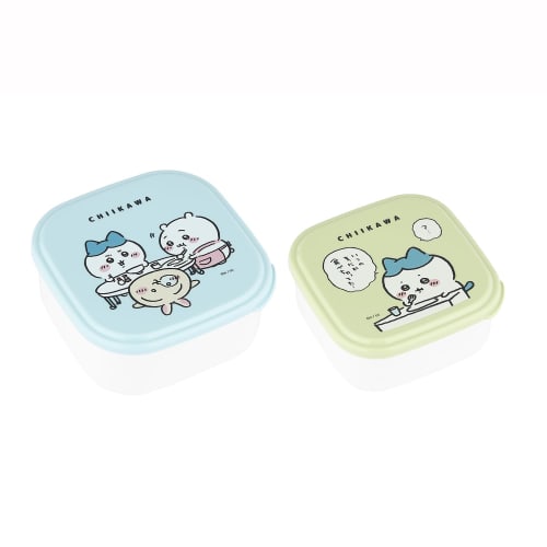 OSK Bento Box, Antibacterial, Sealable Container, 360ml/550ml, Chiikawa CKW No.4, Made In Japan, SSP-22