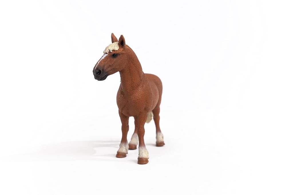 Schleich Farm World Belgian Draft Ages Realistic Farm Animal Toy 13941 Figure, 3+,