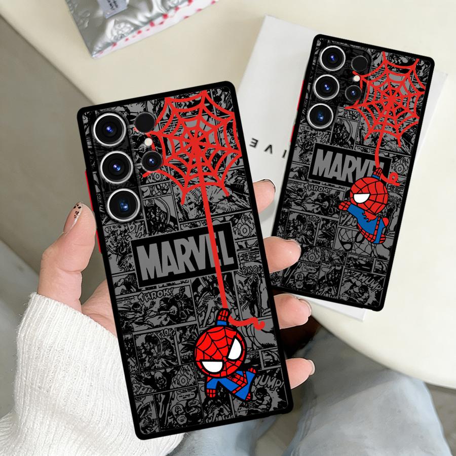 Marvel Süßes Spiderman Hülle Handyhülle für Samsung Galaxy S26 S20 S22 S24 Plus S21 S23 FE S25 Ultra Note 20 10+