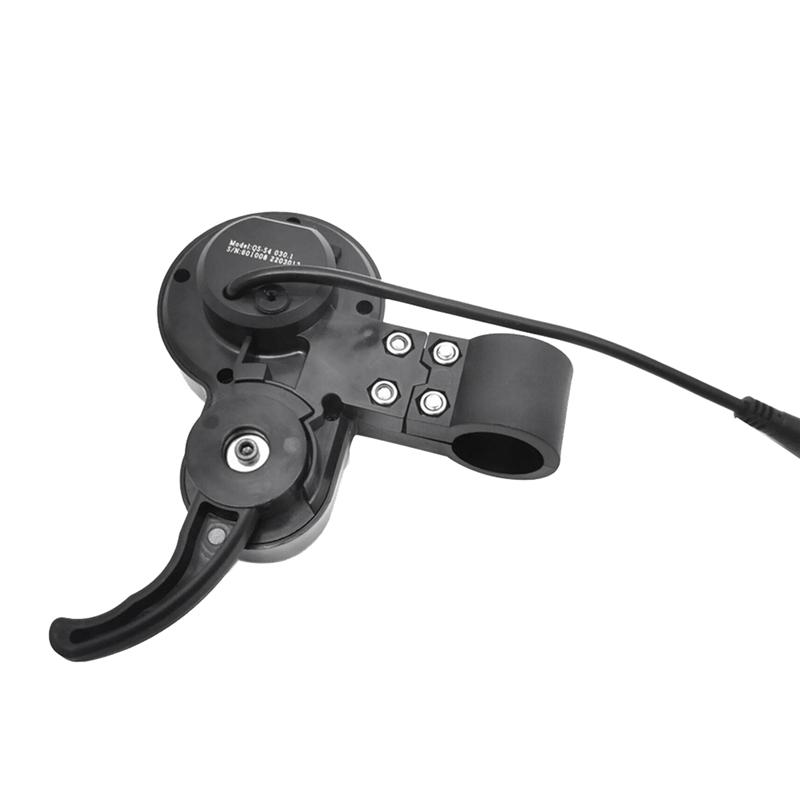 NEW-2X QS-S4 36V-60V Thumb Throttle LCD Display+Lgnition Lock Key For Zero 8 9 10 8X 10X Electric Scooter 6PIN Display
