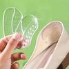 Ultra-Soft Silicone Heel Pad - Anti-Friction & Anti-Slip with Massage Points, Shoe Size Adjuster, High Heel Heel Insole, Half-Size Pad