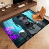 League of Legends Jinx Print Area Rug - Soft,Washable Non-Slip Indoor Mat,Living Room,Home Office Decorative Rug