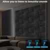 Square Shape Soundproof Panels High Density Felt Panels Wall Stickers  Recording Studio