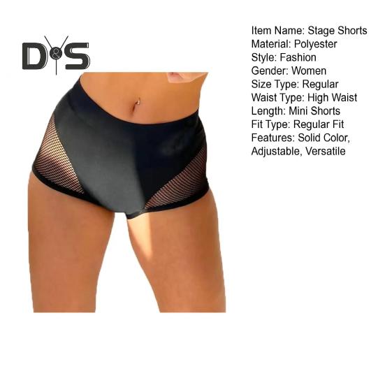 Damskie spodenki w jednolitym kolorze, z wysokim stanem, obcisłe spodenki sceniczne, modelujące brzuch, podnoszące biodra, spodenki do biegania i fitnessu