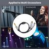 6.35mm Guitar Signal Y Splitter Cable 1/4" Male To Double Mono 1/4" Female Adapter Speaker Headphone Extension Cable