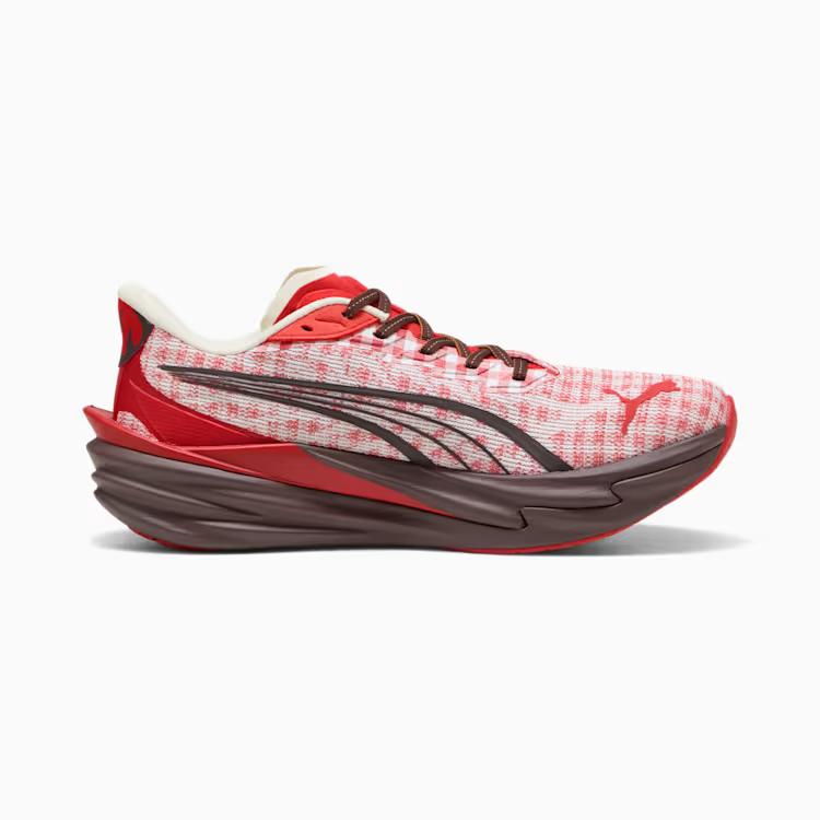 406307-01 Puma Deviate Nitro 4 Check For All Time Red PUMA White (Men's)