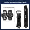 Modified Quick Release Leather Belt Nylon Strap For Casio G-SHOCK 5672 MTG-B3000 Italian leather Watchband Bracelet Accessories