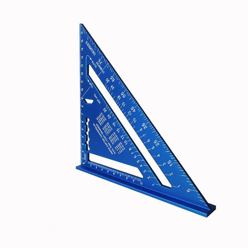Woodworking Triangle Ruler With Aluminum Alloy Construction For Carpentry And Diy Projects