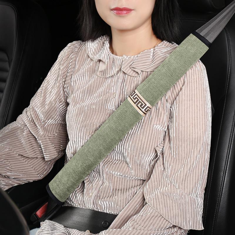 MC Chenille Shoulder Pad Set - Chinese Style Children's Car Seat Belt Cover