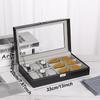 Delesys Multi-Purpose Home Storage Box Small Objects Organizer Box Watch Storage Case Leather Gift Box Glasses Storage Box