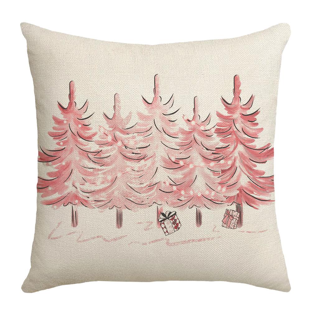 New Christmas Autumn and Winter Pillow Santa Claus Home Cushion Pillow Cover Cushion