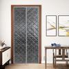 Magnetic Thermal Insulated Door Curtain – 37.4"x82.7" Self-Sealing Energy Saving Curtain for Home, Blocks Draft, Dust & Insects