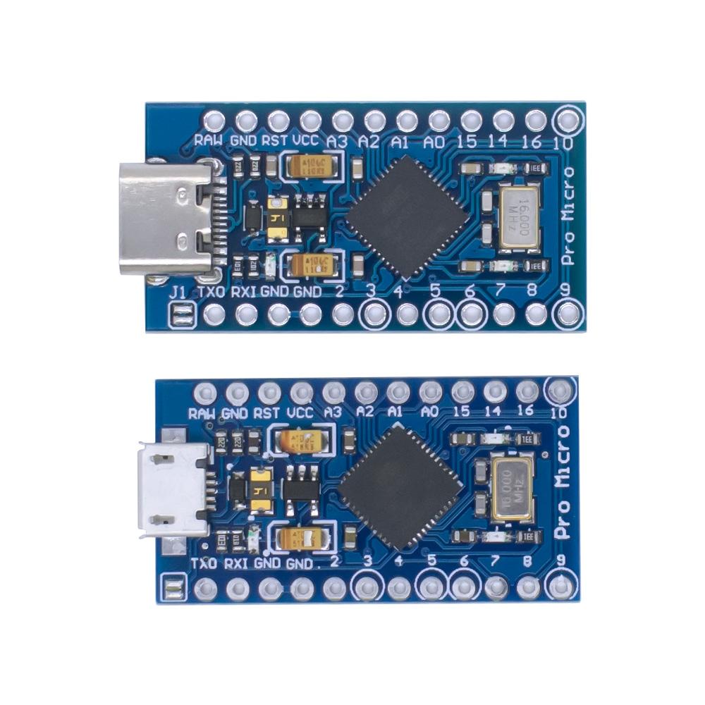LIZAO Pro Micro ATmega32U4 5V 16MHz Controller Board Replace ATmega328P for Arduino DIY