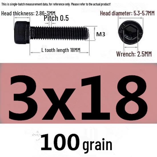 High-Strength Grade 12.9 Internal Hex Head Screws M1.4-M20