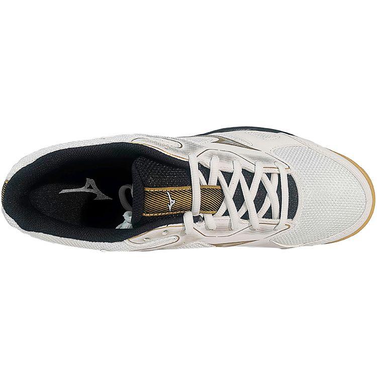 Mizuno Sky Blaster CN Non-Slip Durable Low-Top Badminton Shoes Unisex Sneaker White Platinum 71GA234601