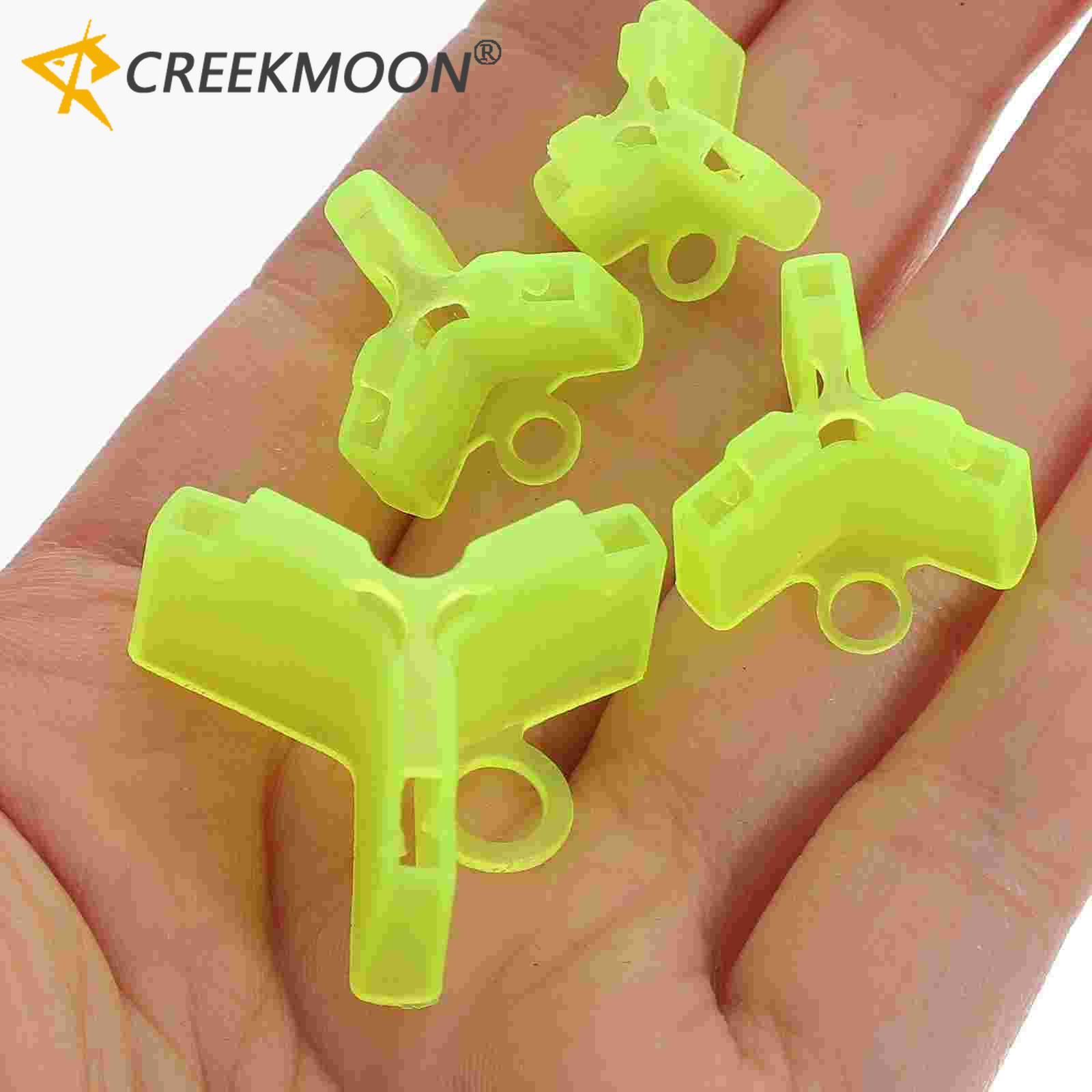 

100 шт. Защитная маска Шапка-крючок для рыбалки Чехлы для рыболовных крючков Приманки Защита Тройной колпачок из полипропилена Защитный чепчик от царапин 5# жёлтый