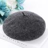 Autumn and Winter Women's Wool Woolen Beret Student Art Painter Hat Pumpkin Hat