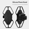 WEST BIKING YP0715097 Silicone Bike Phone Mount Anti-Slip Shockproof Cell Phone Holder Compatible with 4.5-6.7 Inch Screen for Bicycle