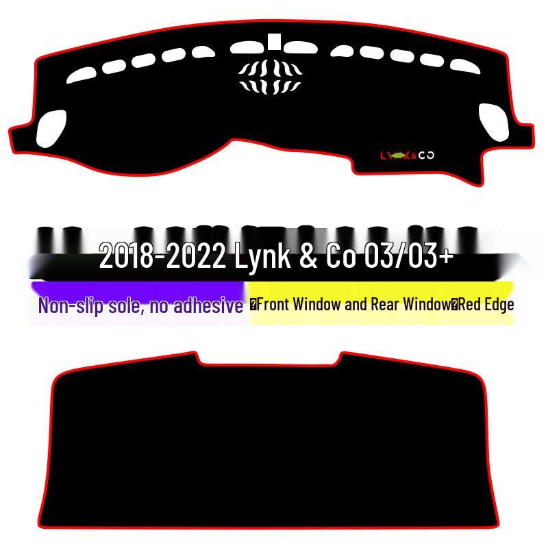 Lynk & Co 01 Sonnenschutzmatte - Innenkonsolen-Wärmedämmung für Modell 2023