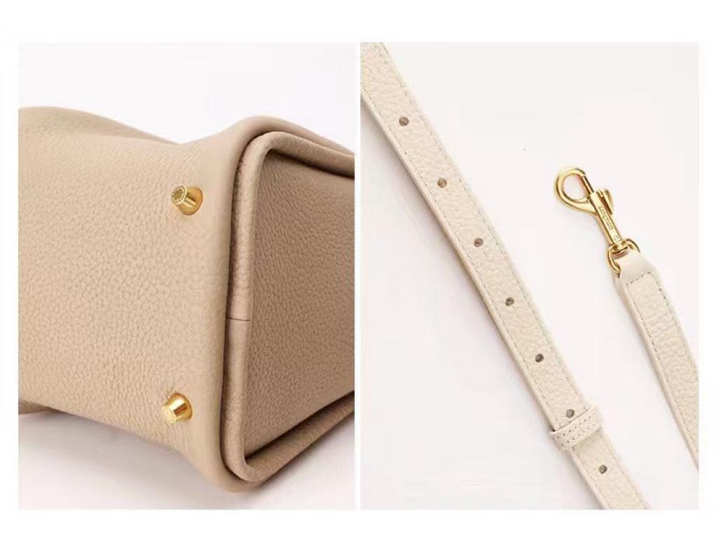 In Stock: Songmont Medium Pine Basket Handbag, Large Capacity Crossbody Bucket Bag