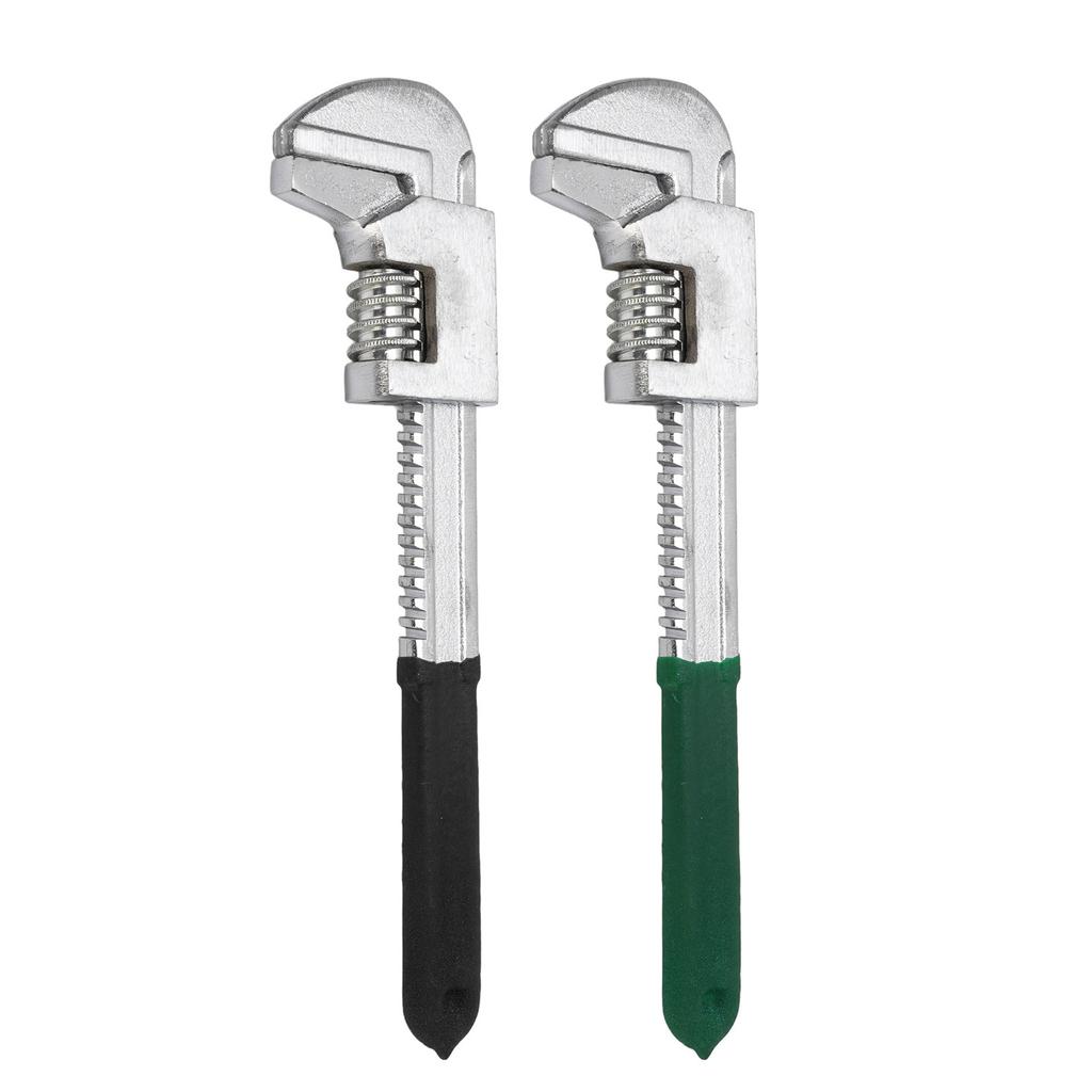 Automotive Wrench F Type 11in Multifunctional Adjustable Wide Jaw Auto Wrench for Machinery Maintenance Home Repairs